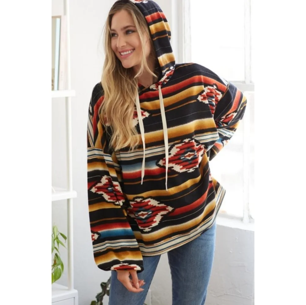 🆕🌿BOHO BOUTIQUE HOODIE SWEATER 🌿 - Picture 2 of 10